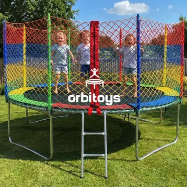 Cama Elástica Trampolim Infantil 3,05 m Orbitoys Para Brincar