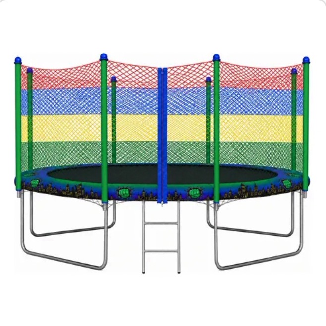 Cama Elástica Infantil Herói Verde Segura 3,05m